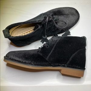 Suede booties by Hush Puppies